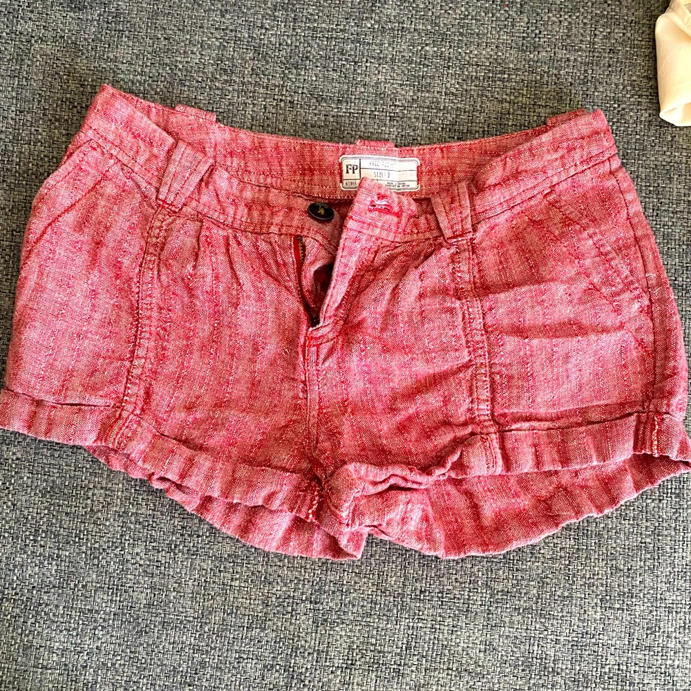 Free People Linen shorts